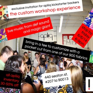 Apliiq Kickstarter Party